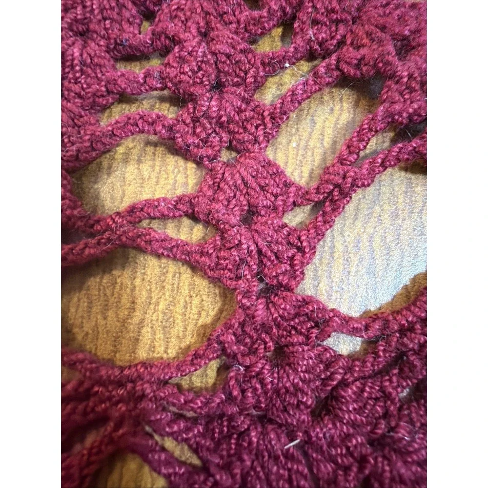 Vtg Crochet Doily Lace Handmade 12